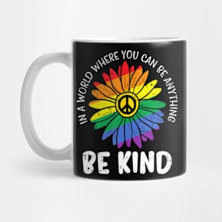 World  Daisy Peace Hippie Gay Pride LGBT Mug